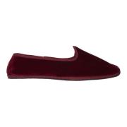 Gallo Burgundy Velvet Furlane Skor Red, Dam