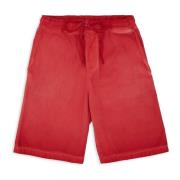 Gallo Stiliga Bermuda-shorts i gerbera bomull Red, Herr