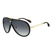 Givenchy Stiliga svarta solglasögon med grå linser Black, Dam