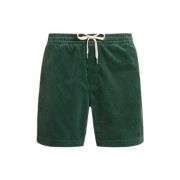 Polo Ralph Lauren Corduroy Shorts med Logo Broderi Green, Herr
