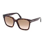 Tom Ford Selby Solglasögon Gradient Brun Brown, Dam