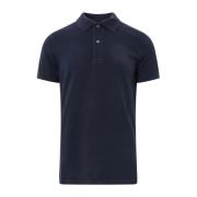 Tom Ford Bomull Polo Shirt med Logo Brodyr Blue, Herr