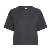 Brunello Cucinelli Antracit T-shirts och Polos Gray, Dam