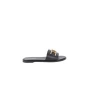 Louis Vuitton Vintage Pre-owned Laeder mules Black, Dam