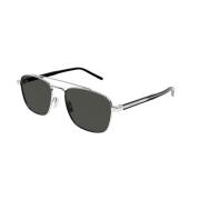 Saint Laurent Silver Grå Solglasögon SL 665 Gray, Herr