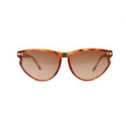 Givenchy Pre-owned Pre-owned Plast solglasgon Brown, Dam