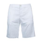 Hand Picked Stiliga Bermuda Shorts för sommardagar White, Herr