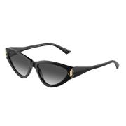 Jimmy Choo Stiliga solglasögon med grå gradientglas Black, Dam