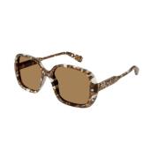 Chloé Havana Brown Solglasögon Brown, Unisex