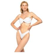 4Giveness Sangallo Bandeau Bikini Set Badkläder White, Dam