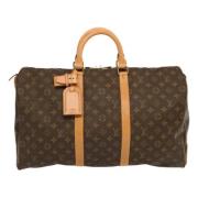 Louis Vuitton Vintage Pre-owned Canvas louis-vuitton-vskor Brown, Dam