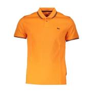 Harmont & Blaine Kontrast Polo Skjorta med Ikoniskt Logotyp Orange, He...