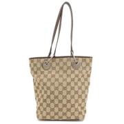 Gucci Vintage Pre-owned Canvas totevskor Brown, Dam