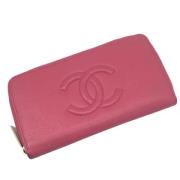 Chanel Vintage Pre-owned Laeder plnbcker Pink, Dam