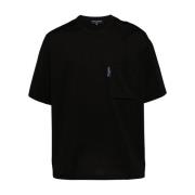 Comme des Garçons Svart Jersey Crew Neck T-shirt Black, Herr