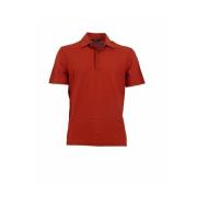 Herno Klassisk Polo Shirt för Män Red, Herr