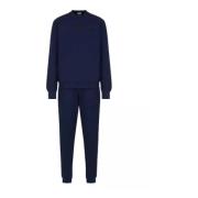 Emporio Armani EA7 Navy Blue Tracksuit 2023/2024 Collection Blue, Herr