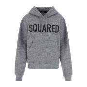 Dsquared2 Grå Bomullsweatshirt Gray, Dam