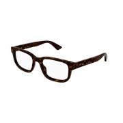 Gucci Stilrena Havana Bågar Glasögon Brown, Unisex