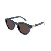 Gucci Blå Brun Solglasögon Gg1501S Blue, Unisex