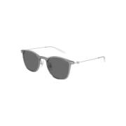 Montblanc Stiliga Solglasögon Indeterminado Gray, Unisex