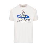 Vivienne Westwood Klassiska T-shirts och Polos i Vitt White, Herr