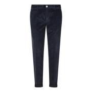 Re-Hash Räfflad Corduroy Chinos Byxor Blue, Dam