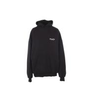 Balenciaga Vintage Svart Hoodie med Beverly Hills Logo Black, Dam