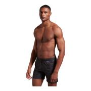 Bikkembergs Logo motiv badshorts - Svart Black, Herr