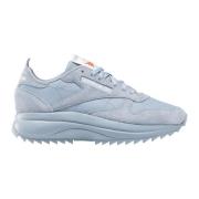 Reebok Blå Läder Sneaker - Klassisk Dam Blue, Dam