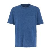 Brunello Cucinelli Casual Bomull T-shirt Blue, Herr