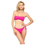 4Giveness Färgutbyte Bandeau Bikini Set Pink, Dam