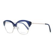 Emilio Pucci Blå Cat Eye Optiska Bågar Blue, Dam