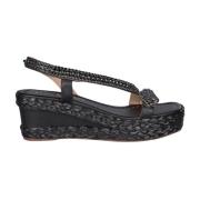 Alma EN Pena Orm Kil Sandal med Smycken Black, Dam