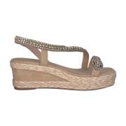 Alma EN Pena Orm Kil Sandal med dekorationer Beige, Dam