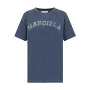 Maison Margiela Blå T-shirt Blue, Dam