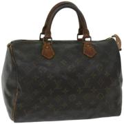 Louis Vuitton Vintage Pre-owned Canvas handvskor Brown, Dam