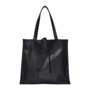 Proenza Schouler Svart Nappa Läder Tote Väska Black, Dam