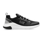 Emporio Armani EA7 Sportskor med logotyp Black, Dam