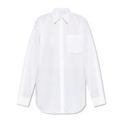 Helmut Lang Skjorta med en ficka White, Dam