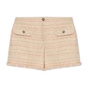 Versace Tweed Shorts Pink, Dam