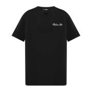 Balmain T-shirt med logotyp Black, Herr