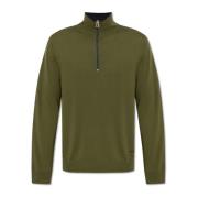 PS By Paul Smith Turtleneck Sweater Green, Herr