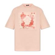 Versace T-shirt med tryck Pink, Dam