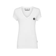 Philipp Plein Stiliga T-shirts för Män och Kvinnor White, Dam