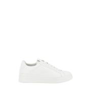 Crime London Vita Lädersneakers White, Herr