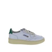 Autry Vita Låga Top Sneakers med Grön Tag White, Dam