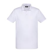 Schott NYC Bomull Jersey Polo Skjorta White, Herr