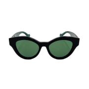 Gucci Vintage Pre-owned Plast solglasgon Green, Dam