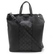 Louis Vuitton Vintage Pre-owned Laeder totevskor Black, Dam